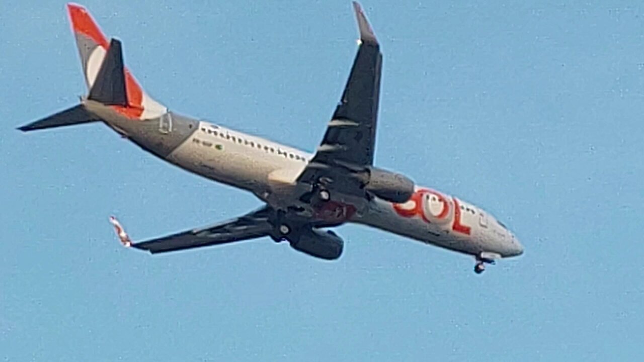 Boeing 737-800 PR-GGP vindo do Recife para Fortaleza