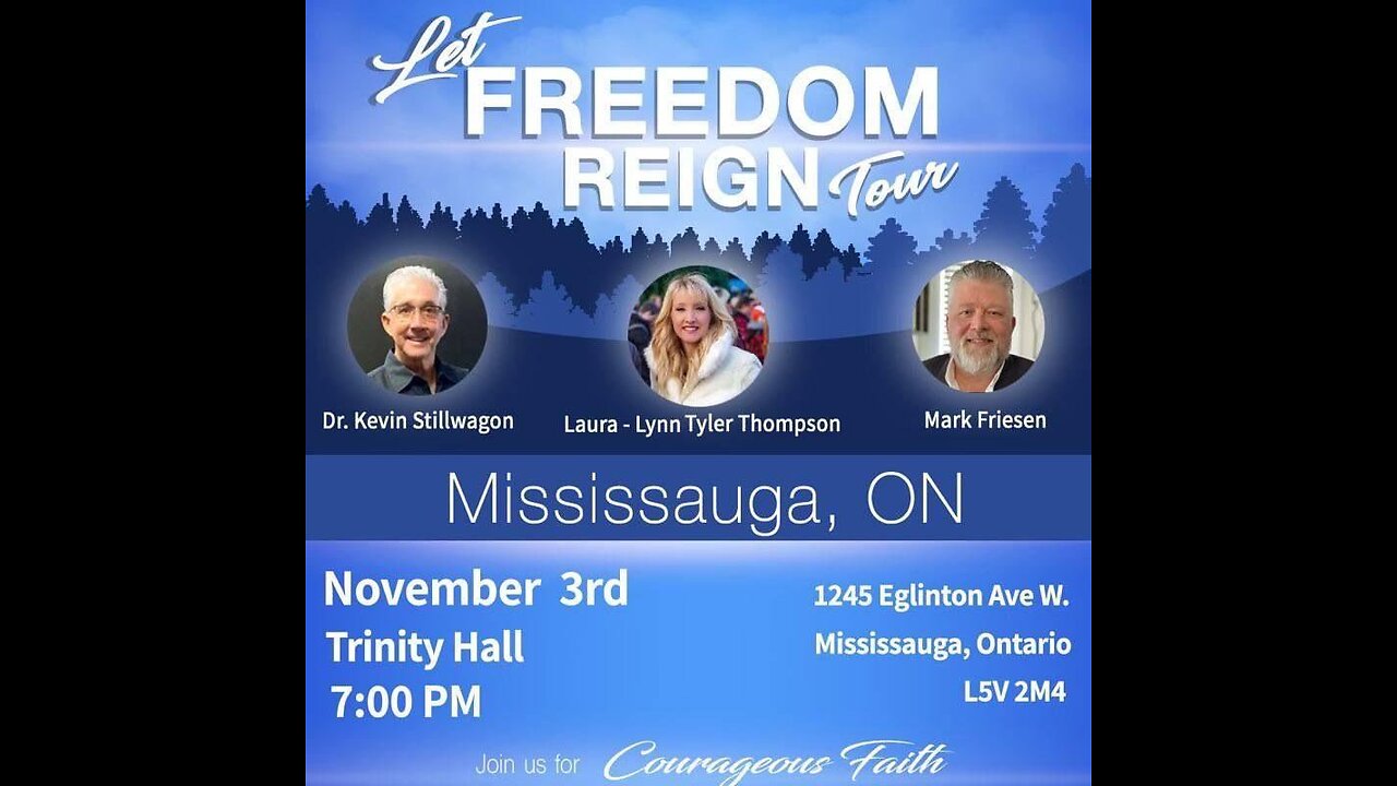 Mark Friesen speaks at Let Freedom Reign Tour Nov 3 ,2022