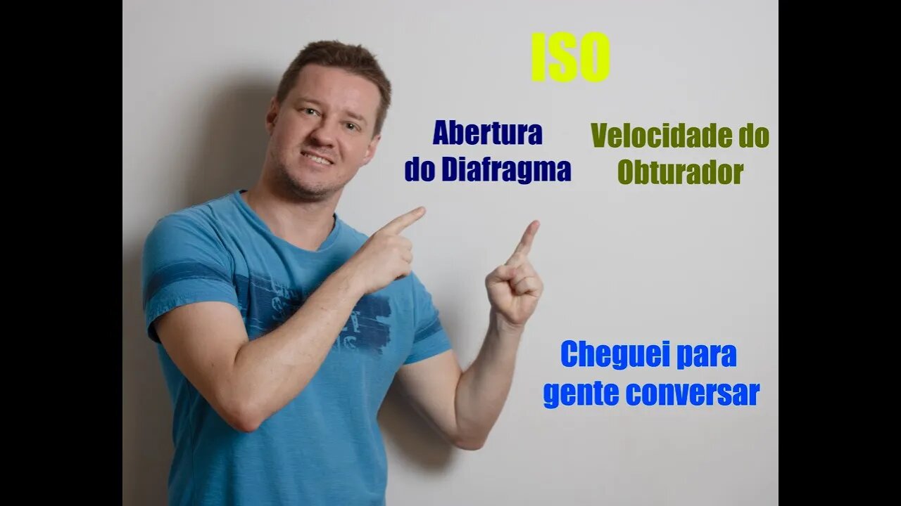 3 Pilares da Fotografia - ISO, Abertura e Velocidade! Apresentação do Canal #pilarfotografico