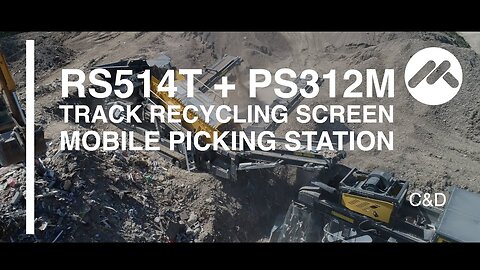 Mobile Recycling System RS514T Tracked Recycling Screen PS31