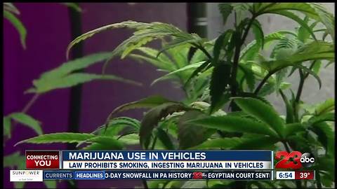 DMV rolls out new laws in new year: Marijuana inside of vehicles