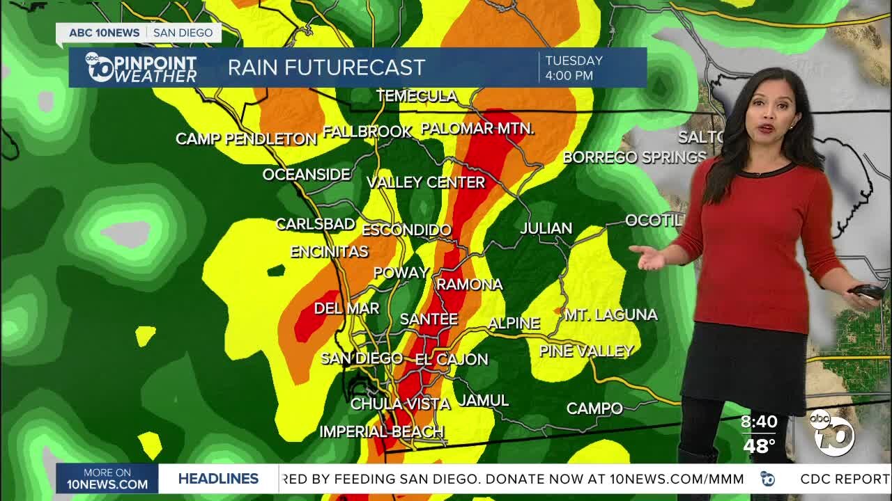 ABC 10News Pinpoint Weather for Sun. Dec. 12, 2021