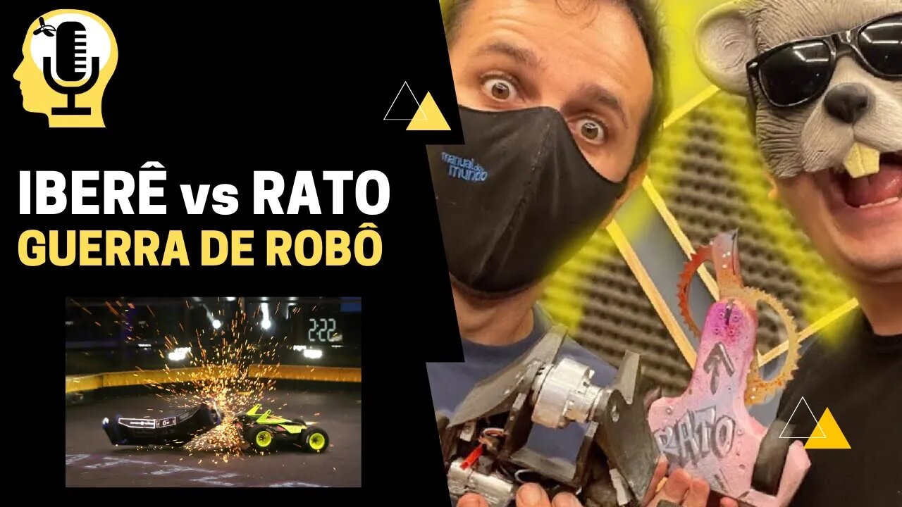 RATO BORRACHUDO VS IBERÊ ELES SE DESTRUÍRAM!!! RINHA DE RÔBOS!