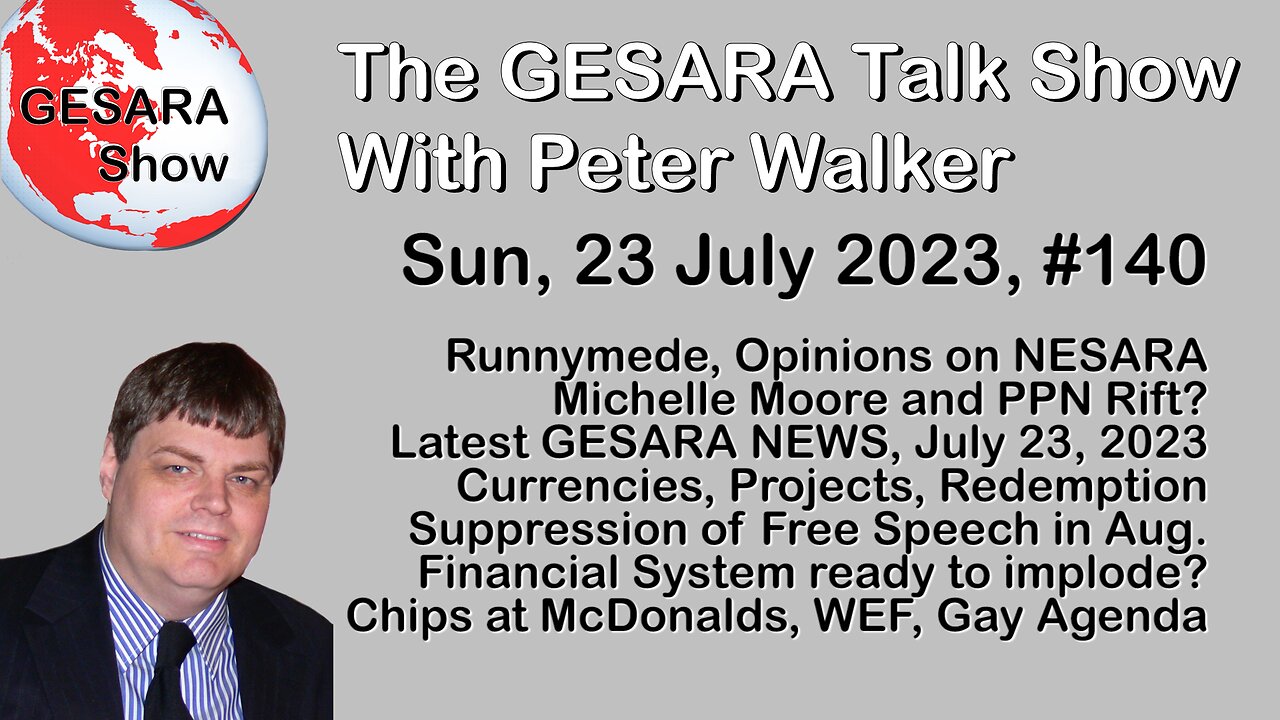 2023-07-23, GESARA Talk Show 140 - Sunday