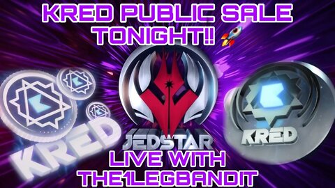 $KRED Public Sale tonight Live 10:22PM EST