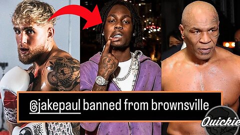 KyleRichh BANS JakePaul FROM BROWNSVILLE AFTER HE BEATS MikeTyson!