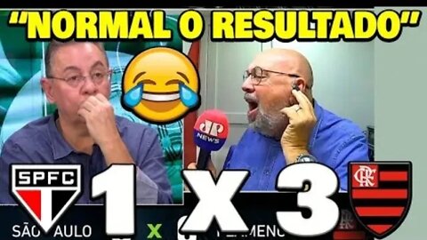 REAÇÕES FLÁVIO PRADO - SÃO PAULO 1 X 3 FLAMENGO - COPA DO BRASIL