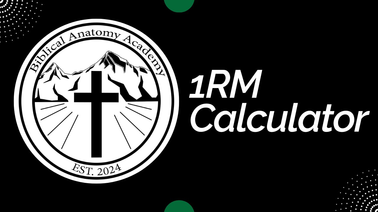 What is 1RM? Free Calculator Spreadsheet Included #FitnessPlanner #ExcelTemplates #WorkoutPlan