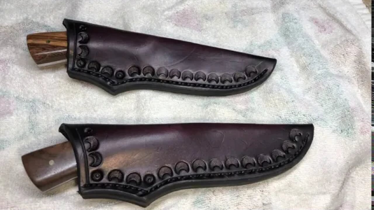 Sewing up a couple of sheaths