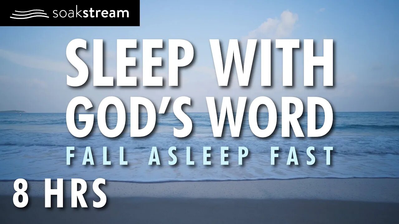 SOAK IN GOD'S PROMISES BY THE OCEAN | SLEEP WITH GOD'S WORD | 100+ Bible Verses For Sleep