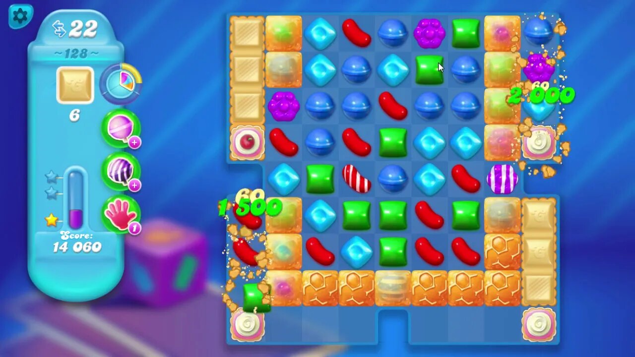 Candy Crush Soda Saga Level 128