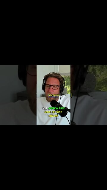 "HOW I GOT MY FIRST MILLION DOLLARS" | ANDREW TATE