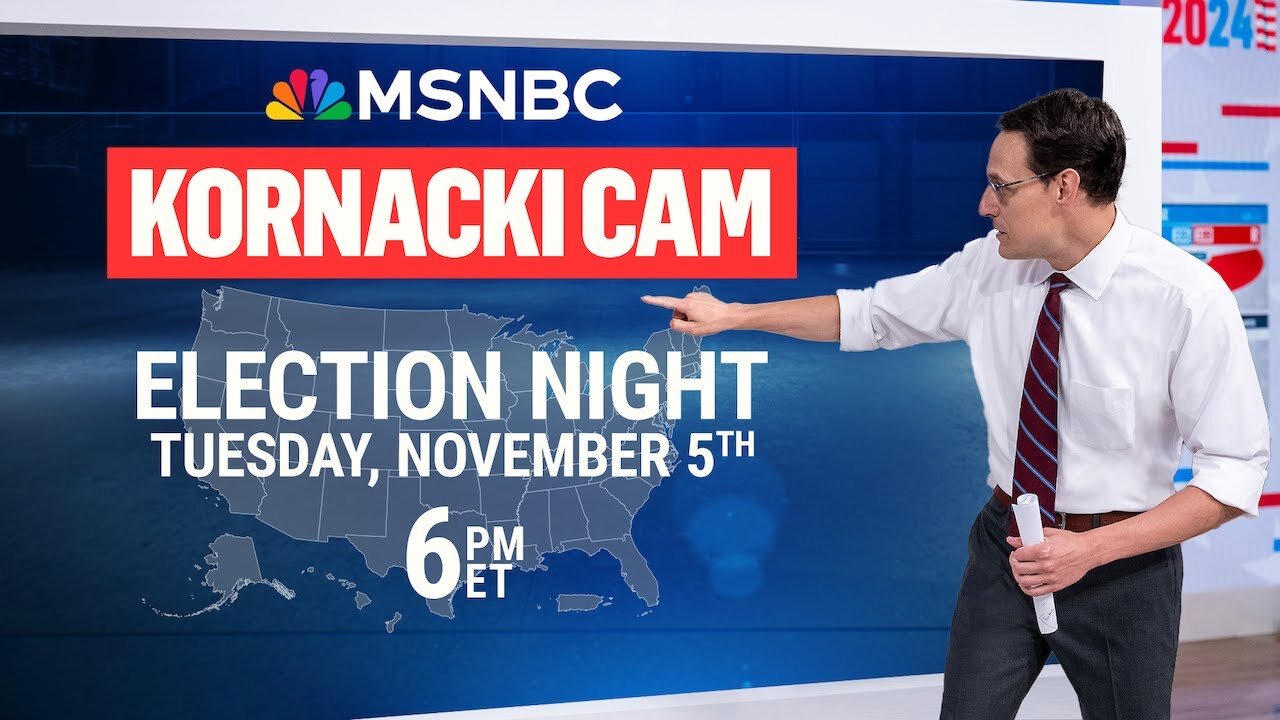 WATCH LIVE: Kornacki Cam on Election Night 2024 | 2024 Election Results Board - President, Senate, state race results | MSNBC