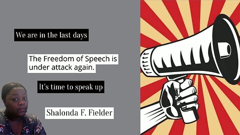 The freedom of speech is under attack again
