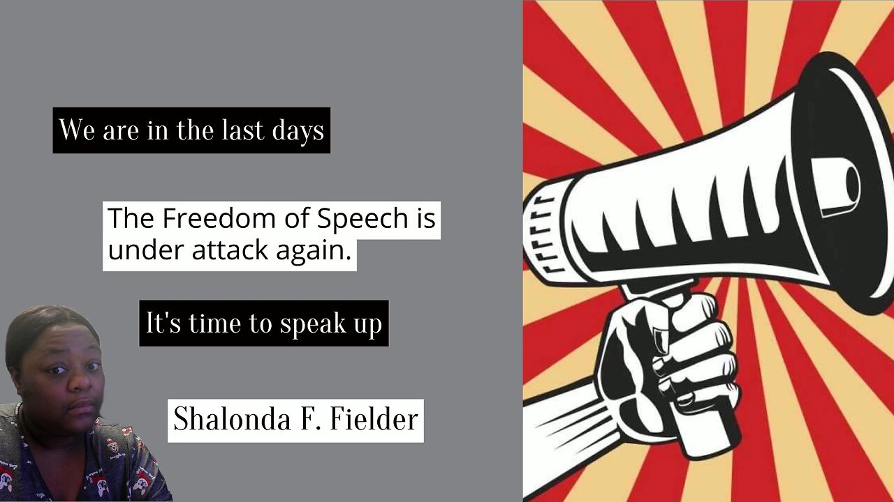 The freedom of speech is under attack again