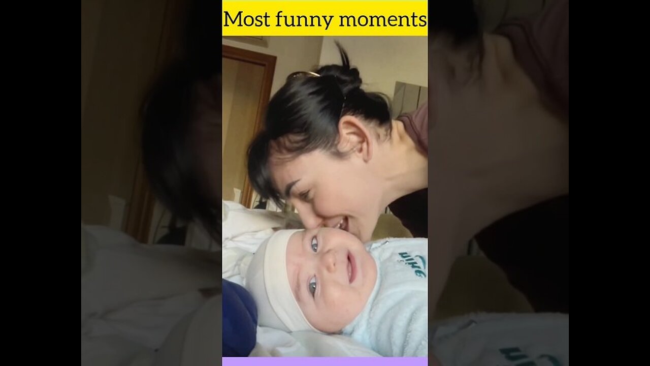 Collection of cute funniest baby this month #cute #viral