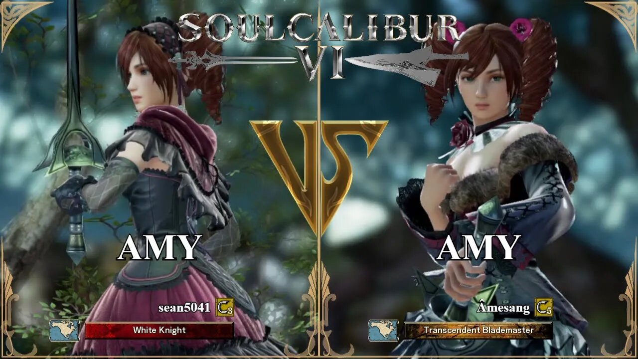 Amy (sean5041) VS Amy (Âmesang) (SoulCalibur™ VI: Online)