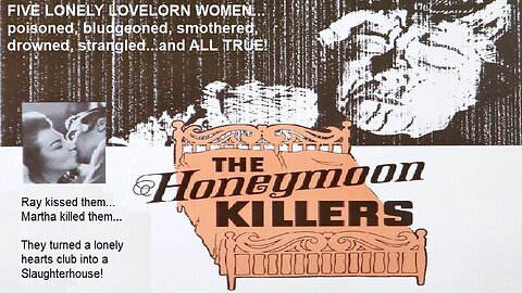 THE HONEYMOON KILLERS 1970 Fictionalized True Story of Murderous Newlywed Couple FULL MOVIE HD & W/S