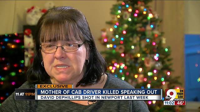 Mother of murdered taxi driver: 'He's not the bad guy'