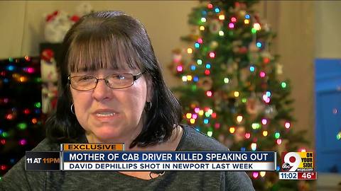 Mother of murdered taxi driver: 'He's not the bad guy'