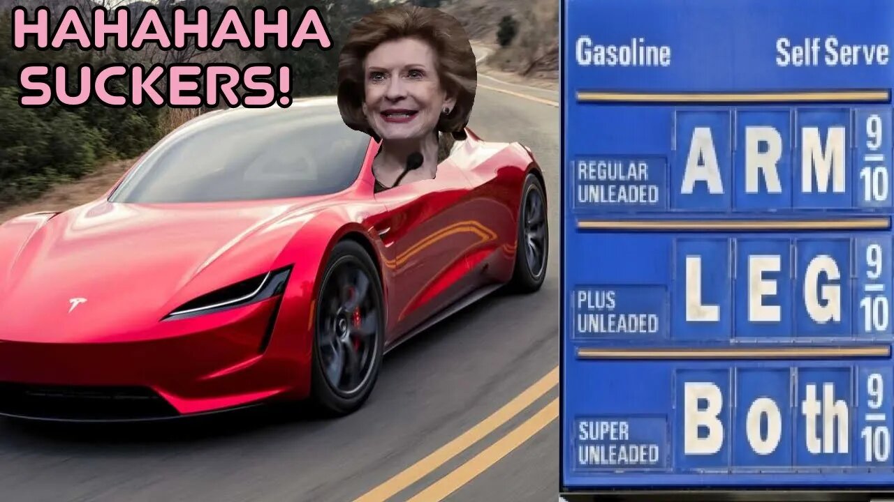 Senator Stabenow Doesn't care about GAS PRICES because she has a fancy Electric car. LAUGHS at YOU