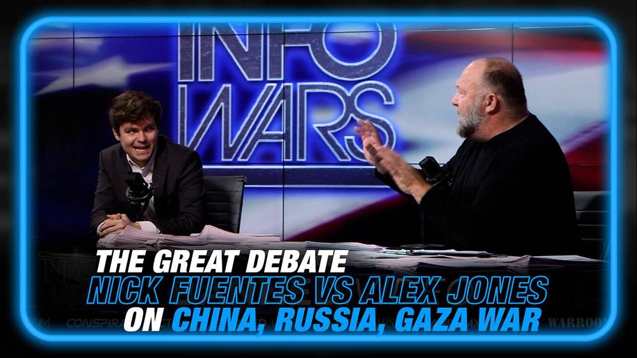 MUST SEE DEBATE: Nick Fuentes and Alex Jones Discuss WW3 Israel, Russia and More!