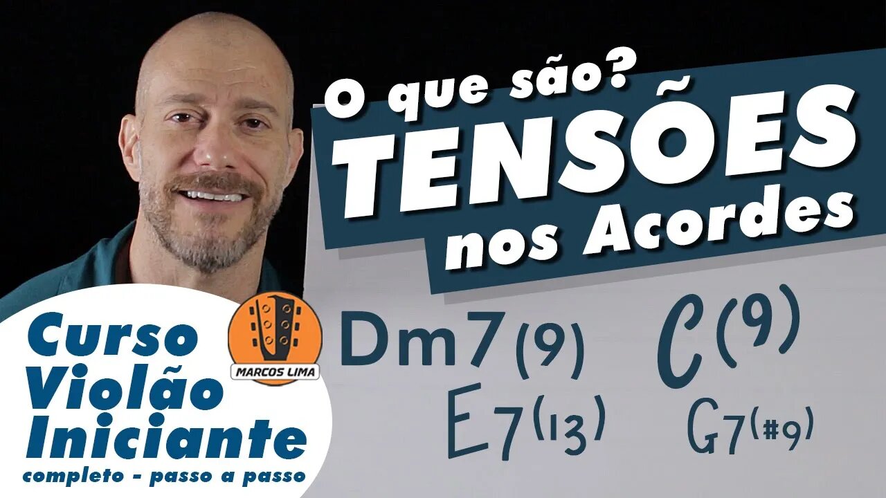 Tensões nos acordes. O que são aqueles números 2 , 4, 6 ou 9, 11 e 13 que aparecem nos acordes?