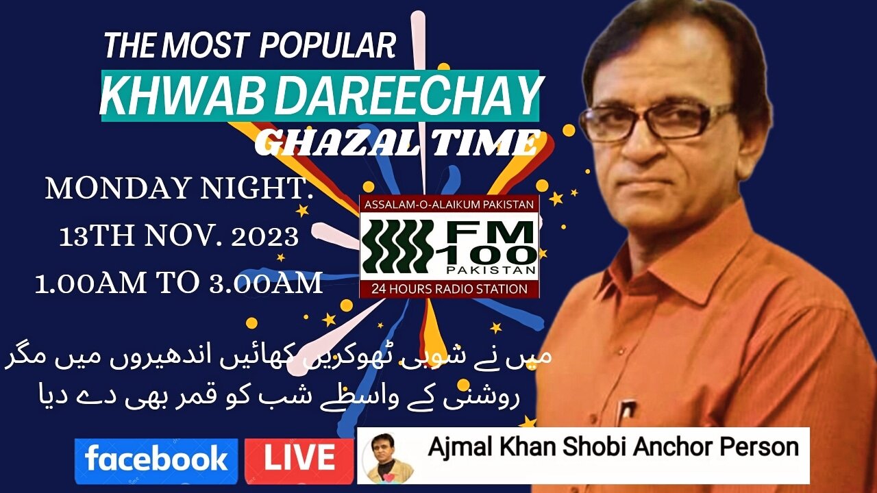 Ghazal Time Poetry Lovers | Ajmal Khan Shobi | 13th November 2023 | Maks Hd TV