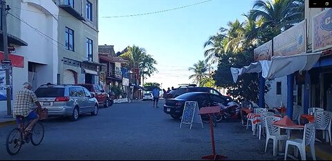 A Walk through Melaque Beach Town in Mexico