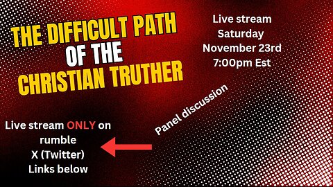 The difficult path of the Christian Truther