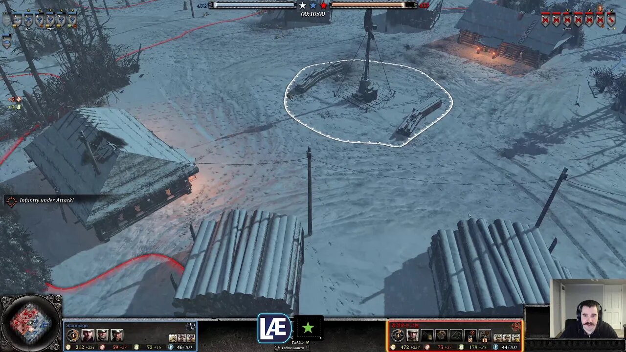 [CoH2] 망겜하는그놈 (Sov) vs Stormjäger (OKW)