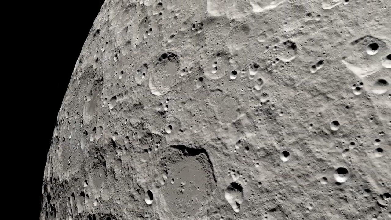 Apollo 13 Views Of Moon in 4K