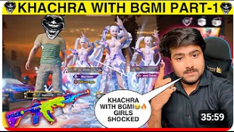 KACHRA WITH BGMI🗿RANDOM X-SUIT GIRLS SHOCKED😭|| PART-1 ‼️IMPORTANT UPDATE