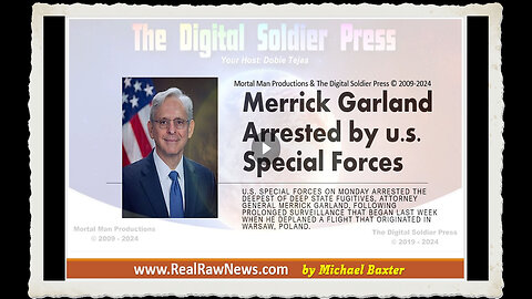 Merrick Garland Arrested by u.s. Special Forces.