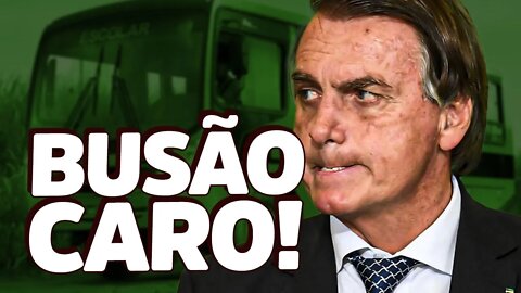 Governo Bolsonaro paga 700 milhões a mais por ÔNIBUS ESCOLARES!