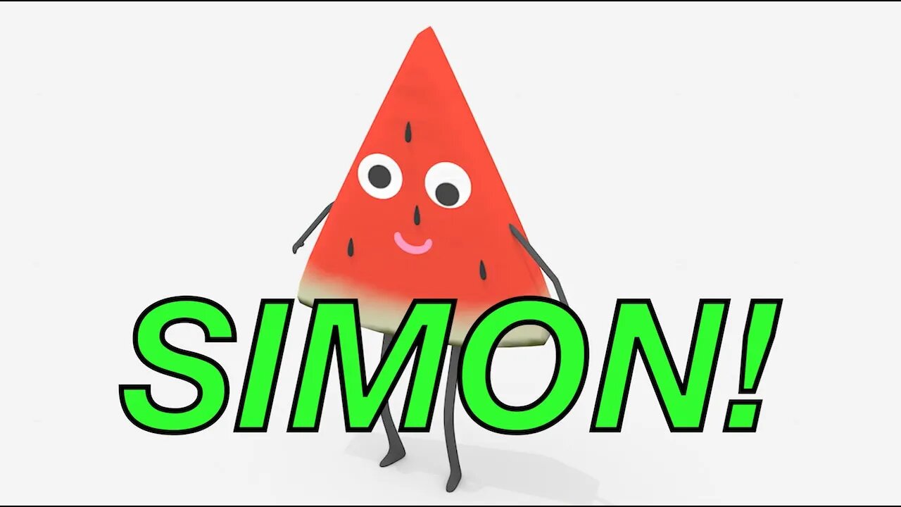Happy Birthday SIMON! - WATERMELON Birthday Song