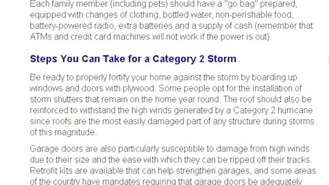 Categort 2 Hurricane discussion!! / How and when to prepare!!