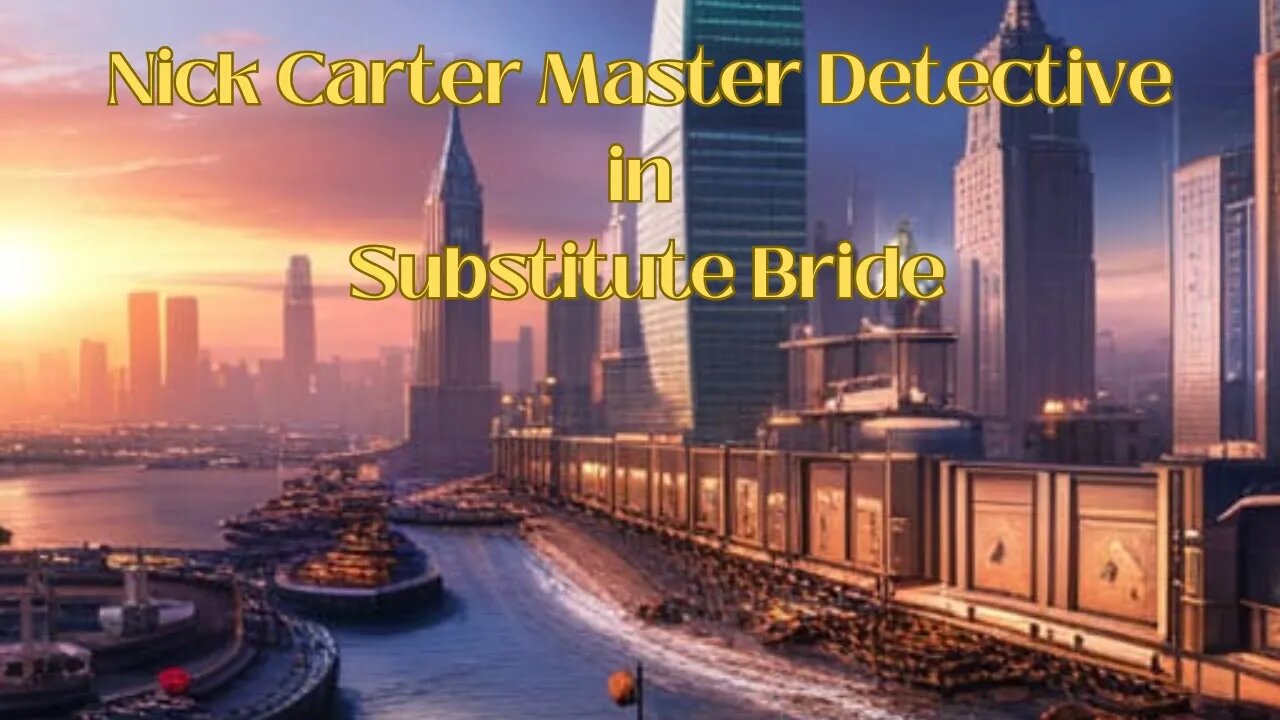 Nick Carter Master Detective In Substitute Bride