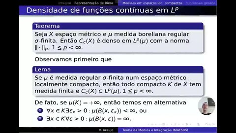 Medida e Integração: Início da prova - Unicidade da medida dada pelo Teorema de Representação