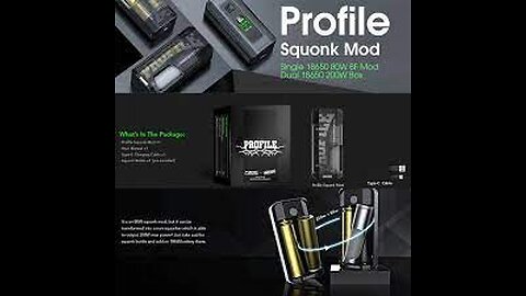 PROFILE SQUONK MOD OR SUBOHM TANK RTA TANK COOL TWO WAY DEVICE.