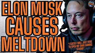 Elon Musk Causes A MASSIVE WOKE MELT DOWN | X Owner Says He Wants His OWN Gaming Studio to FIGHT DEI