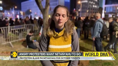 Thousands protest against Netanyahu across Israel | Israel-Gaza War | Latest English News | WION