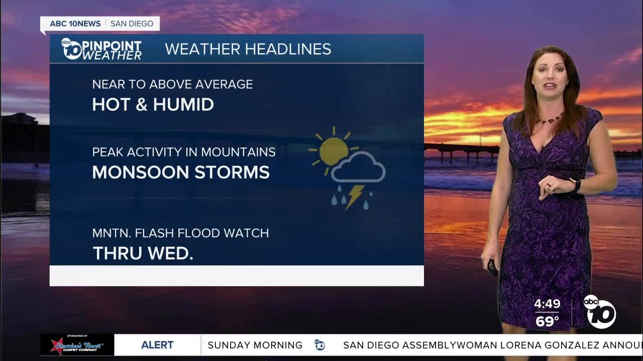 ABC 10News Pinpoint Weather with Meteorologist Megan Parry