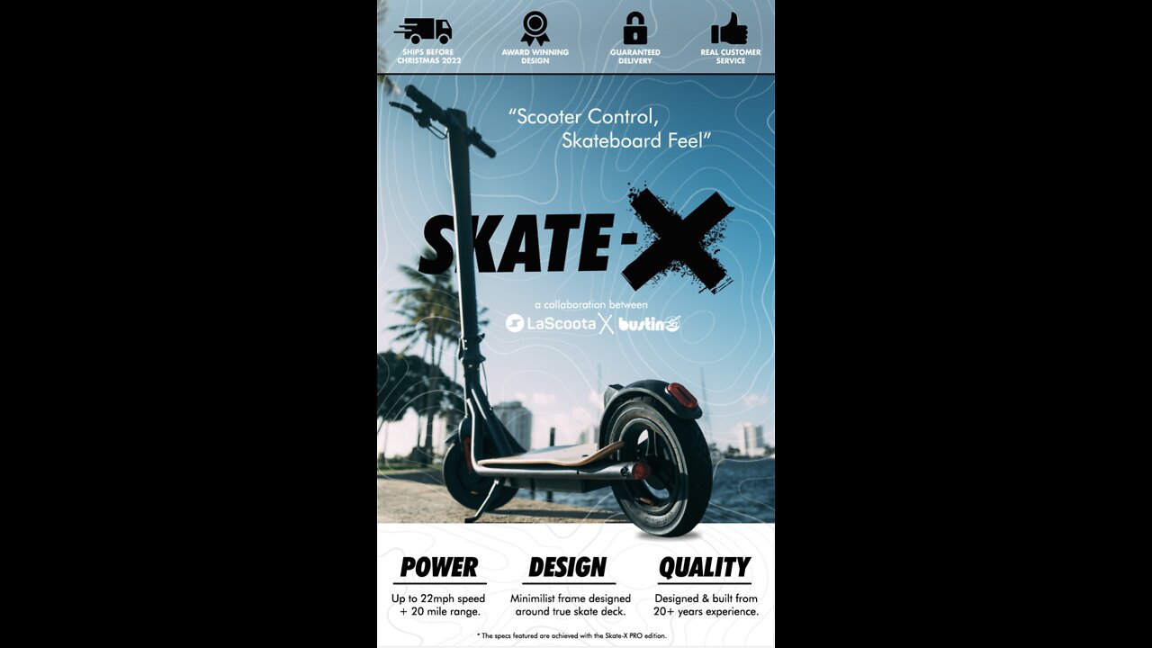 Skate-X: E-Scooter Power, Skateboard Control