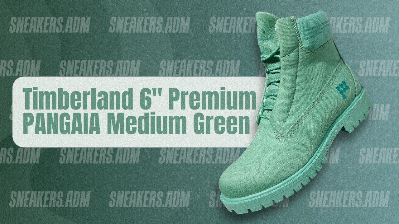 Timberland 6' Premium PANGAIA Medium Green - TB0A5XV1357 - @SneakersADM