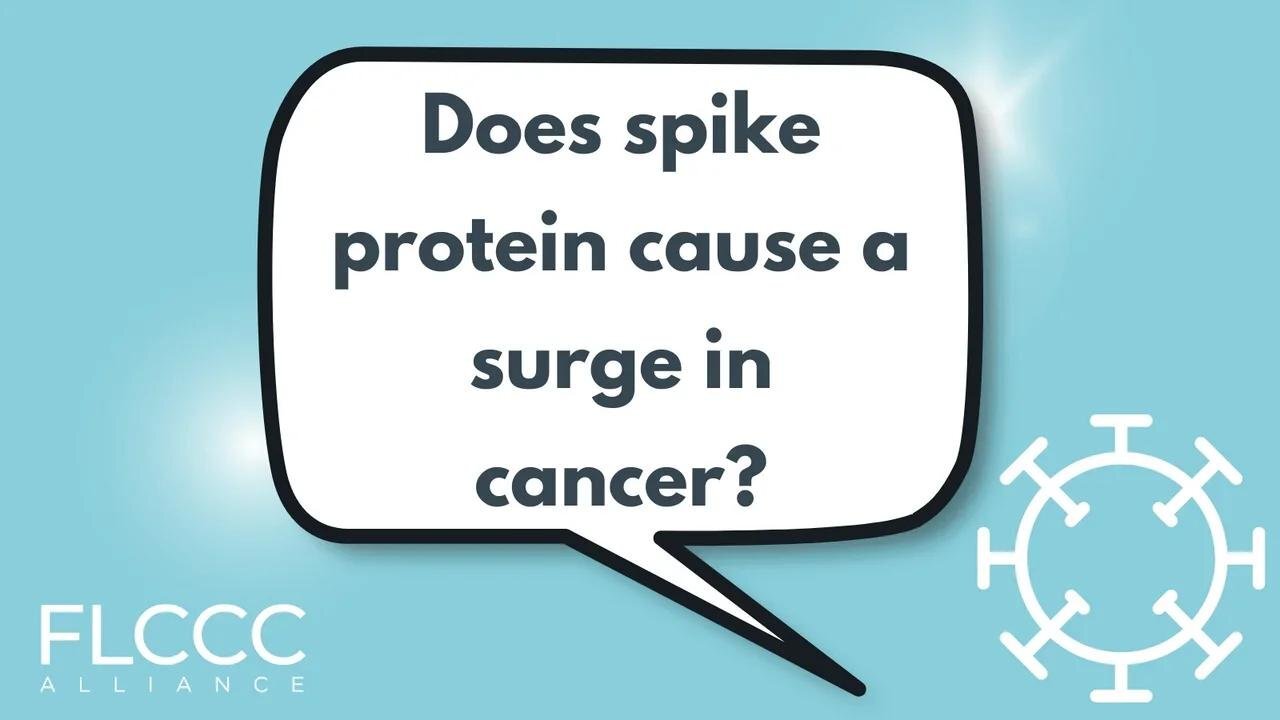 Does spike protein cause a surge in cancer?