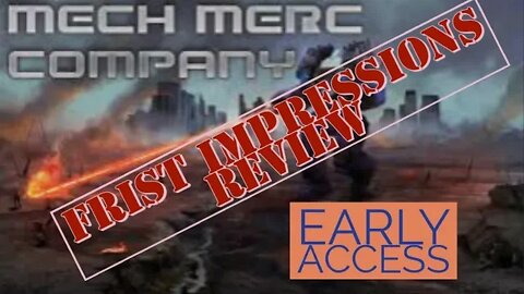 Jacky Talks Mech Merc Company, Steam release Early Access game