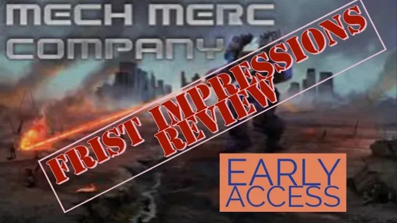Jacky Talks Mech Merc Company, Steam release Early Access game