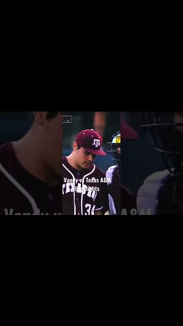 Vandy vs Texas A&M Baseball Highlights #collegebaseball