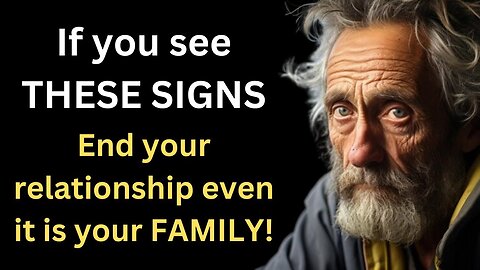 9 SIGNS That You SHOULD END EVERY CONTACT even it is your family or a friend!